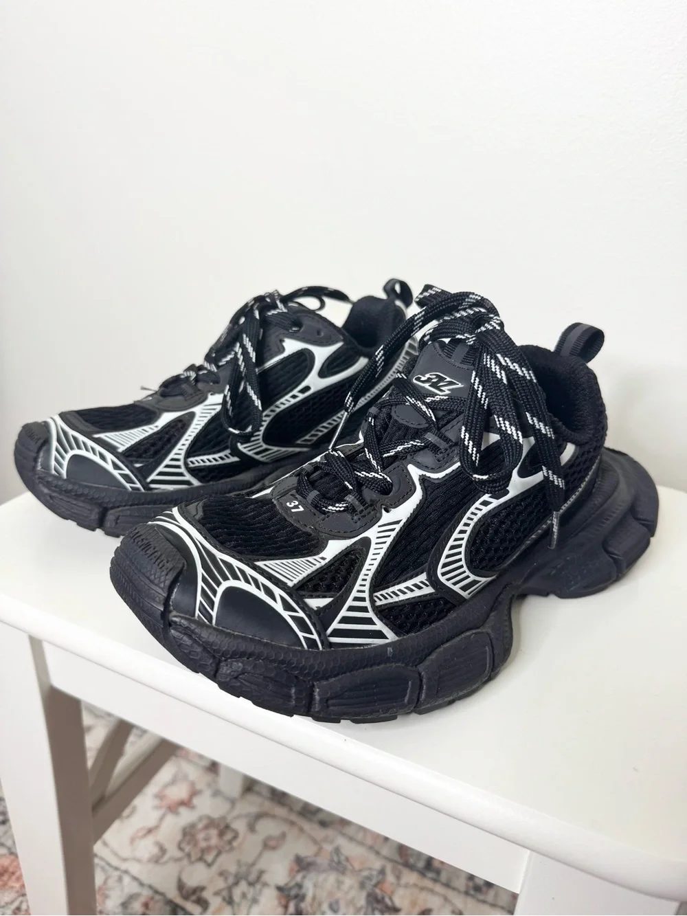 Balenciaga 3XL Sneaker Black/White Size 37 Unisex